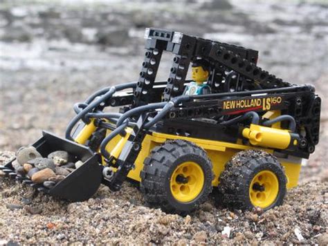 lego rc skid steer|lego skid steer moc.